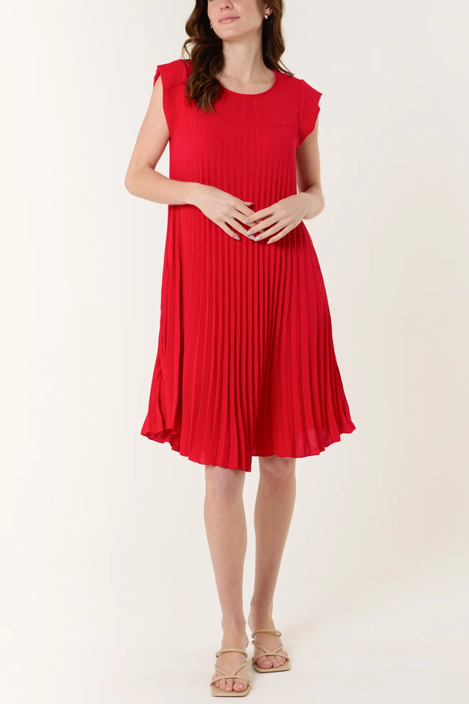 Grace Dress Pillar Box Red